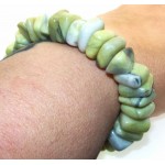 Iona Celtic Green Marble Tumbled Bracelet